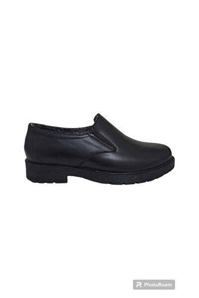 Bifond Shoes Hakiki Deri Içi Kürklü Kışlık Baba Ayakkabısı