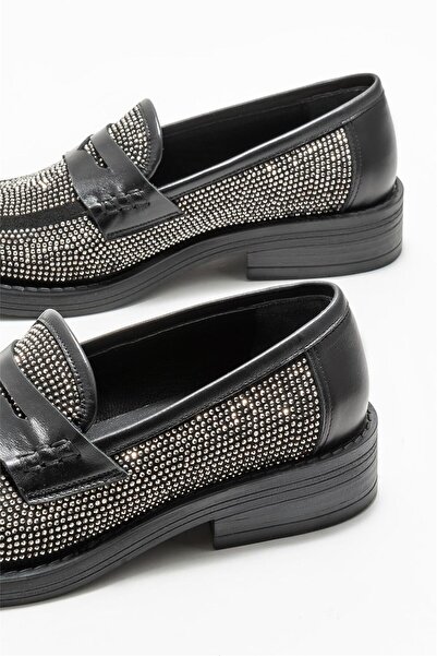 Elle Shoes Дамски мокасини - черни