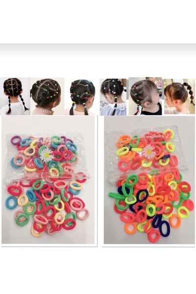 Rainbowaccessory Mini cataramă elastică moale și transparentă - culori pastel...