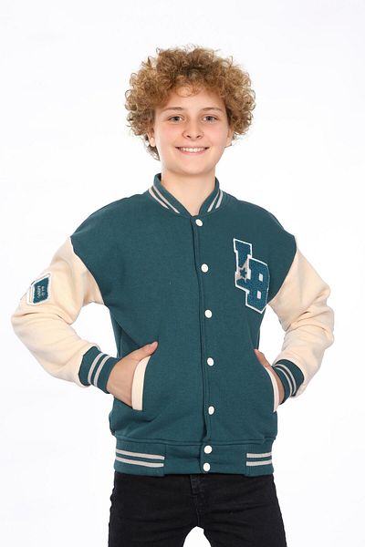 Fox Life Kids Unisex Oversize Girls, Boys College Jacket 8009