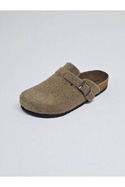 Bequemere Sand Felt Closed Toe Buckle Sabo Daily Use Orthopedic Unisex Slippers
