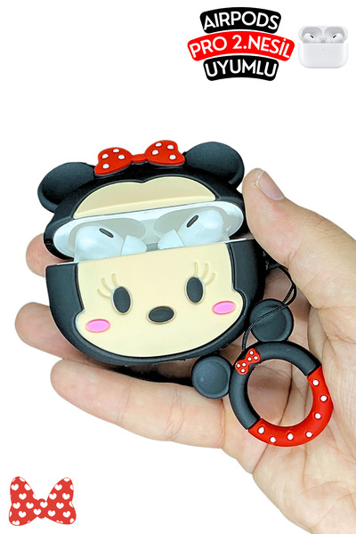 EWEC Pro 2. Nesil Uyumlu Minnie Mouse Figürlü Koruyucu ve Darbe Emici Silikon...