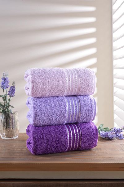 Zeynep Tekstil Linii | Set de 3 prosoape 50x90 cm pentru mâini și față