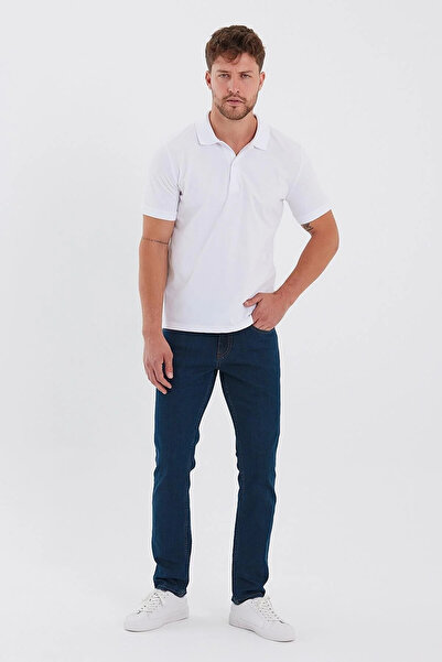 Rodi Jeans Erkek Koyu Mavi Slim Fit Jean Pantolon