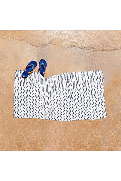 The Lucid Lab Basic - Striped Beach Towel - Cotton