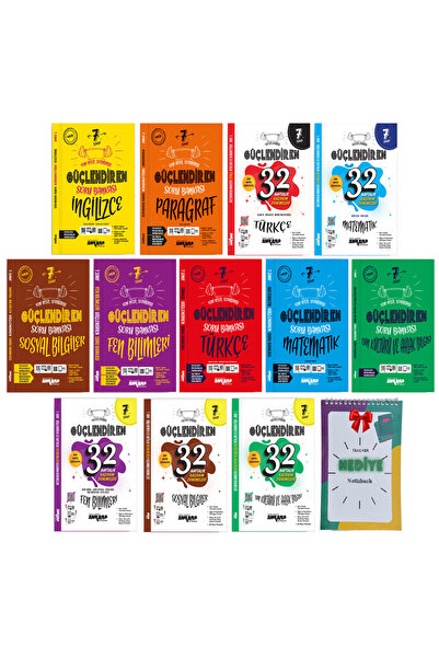 Ankara Yayıncılık 7. Sınıf 2024 Güncel Tüm Dersler, Paragraf Soru Bankası ve ...