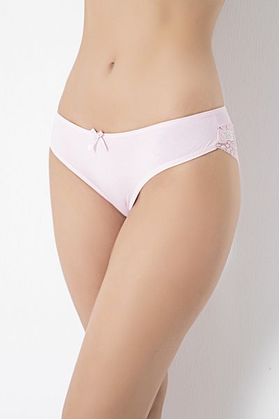 Ramior Pachet de 5 Chiloți Bikini Detaliați Dantela Albastru, Roșu, Roz, Bleumarin, Crem