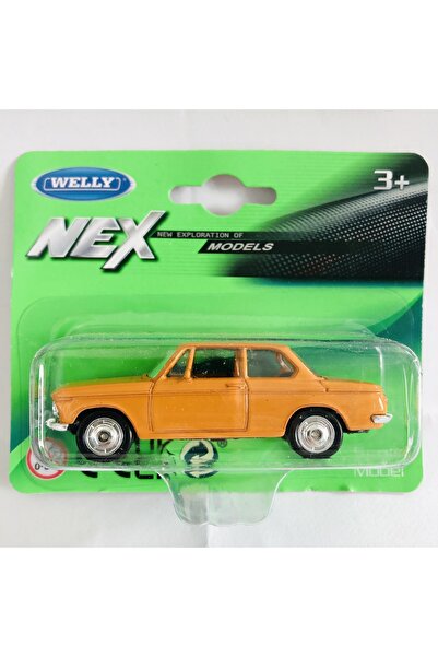 Welly Metal BMW 2002 ti Turuncu 1:64 Ölçek Mini Metal Araba Welly Nex Marka
