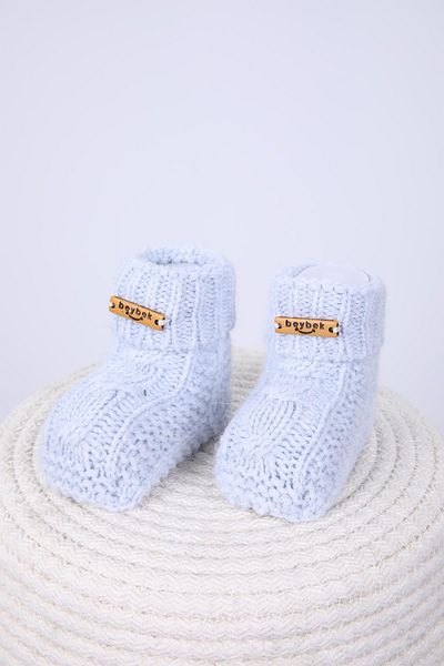 Babyhola Girl Boy 100% Knitwear First Step Booties 0-6 months Newborn Boxed Gift 8008