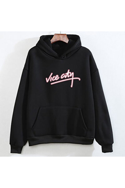 Vice City Baskılı Oversize Unisex Sweatshirt