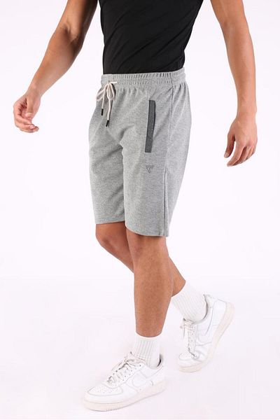 denimfield Men's Honeycomb Fabric Combed Cotton Shorts2304874