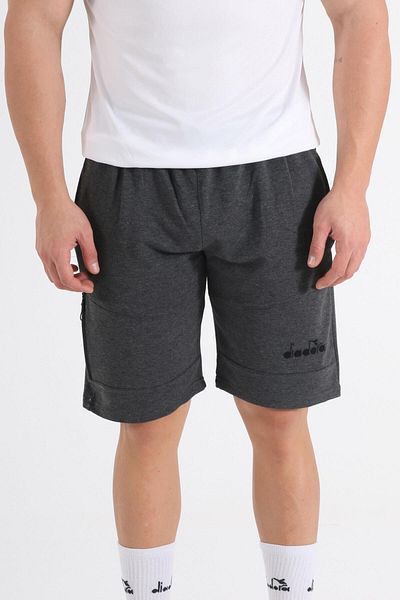 Diadora Σορτς Camping Akron Βαμβακερό Ανθρακί