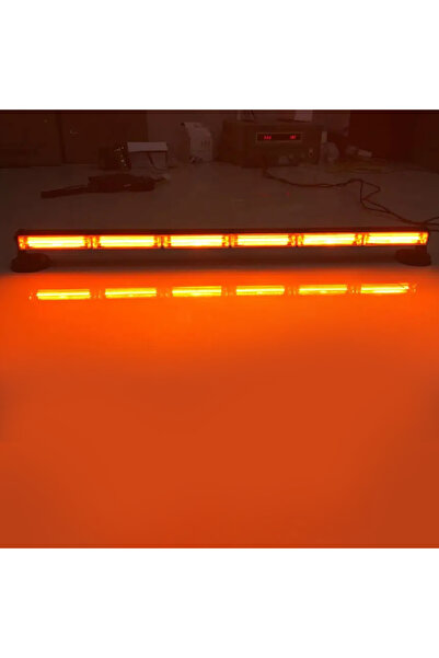 ede Off Road Led Bar 120cm Sarı Sarı Cob Led Çakarlı Led Bar 8 Ledli