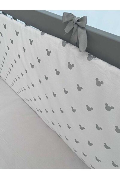 BABYSROSE Uzun Yan Koruma 60x120 Beşikler Için Simli Mini Fare