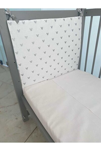 Beşik Baş Veya Ayak Koruma 60x120 Beşikler için uygundur (Simli Mini Fare)