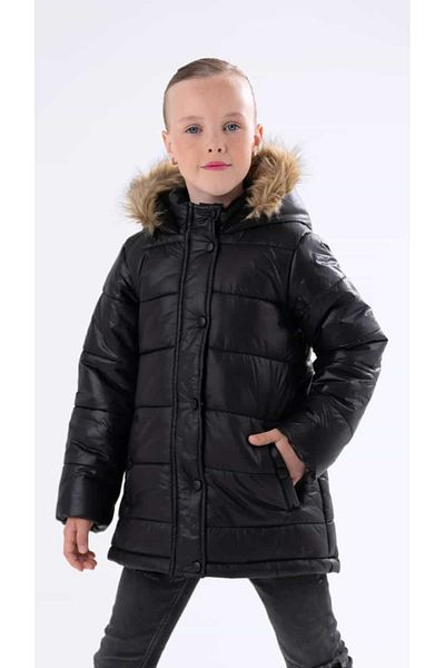 Verscon Fleece Hooded Girl's Coat