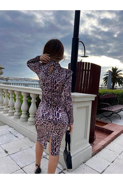 hipnoz butik Γυναικείο φόρεμα μίντι μήκους