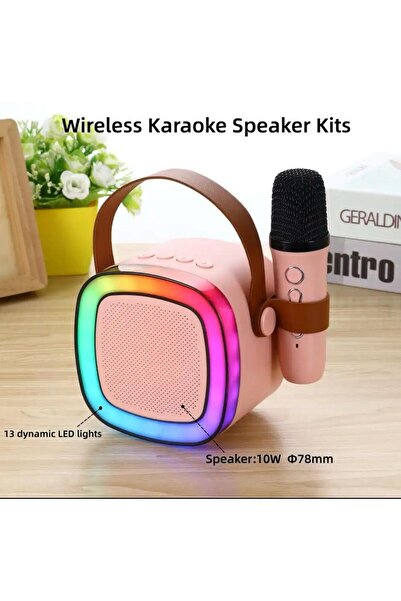 XTRIKE ME Karaoke Mikrofonlu RGB Işıklı Bluetooth Hoparlör