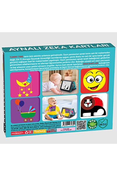 Diytoy Tummy Time Aynalı Zeka Kartları