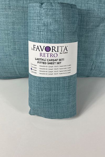 Lafavorita Cearșaf elastic unic + 1 față de pernă