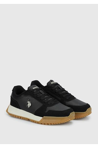 U.S. Polo Assn. BAZA. Polo ASSN. Pantofi de alergat GWEN PU 3PR negri pentru femei