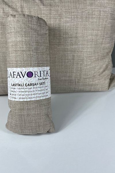Lafavorita ملاءة واحدة جاهزة + 1 كيس وسادة