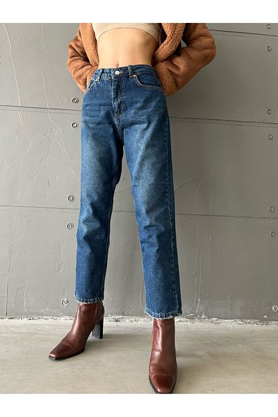 Laluvia Pantaloni Boyfriend Bluemarin Original Brand