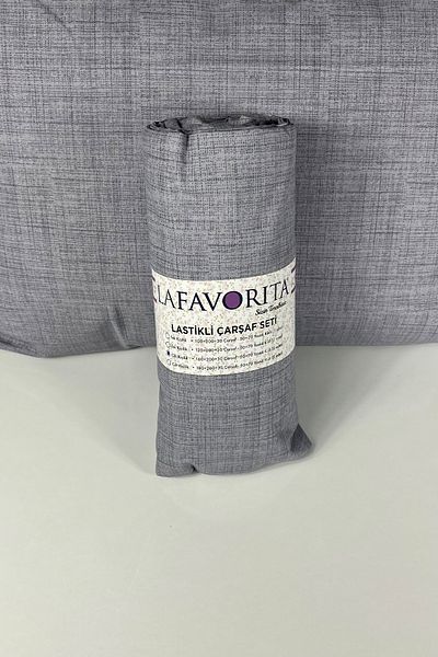 Lafavorita ملاءة واحدة جاهزة + 1 كيس وسادة