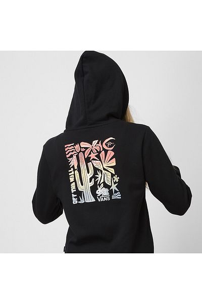 Vans LITTLE LIZZIE ZIP HOODIE Black VN0A7YSCBLK1