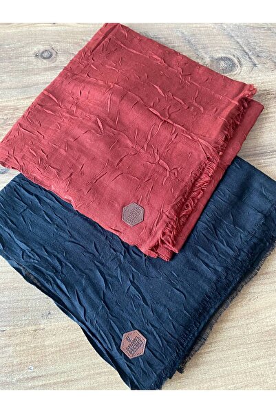 Nilbutik SHAWL SECRET 2 Lİ BAMBU KRAŞ ŞAL