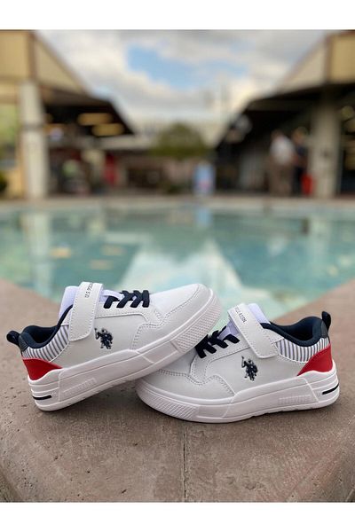 U.S. Polo Assn. U.S. POLO KIDS SPORTS SHOES1392234 THALES JR 3PR WHITE