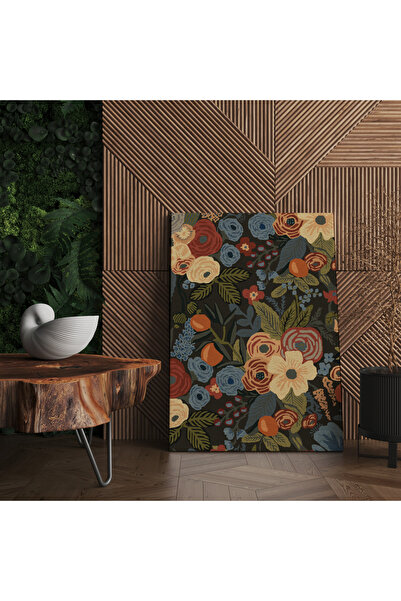 RUGSMODERN Kanvas Tablo Çiçek Desen Temalı