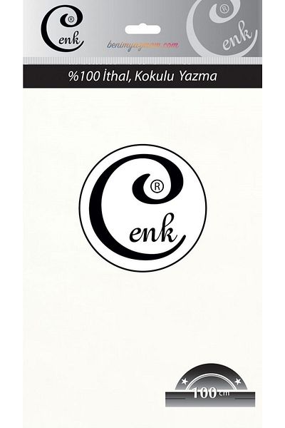 Cenk 100 cm Cream Plain Writing - 375 Model