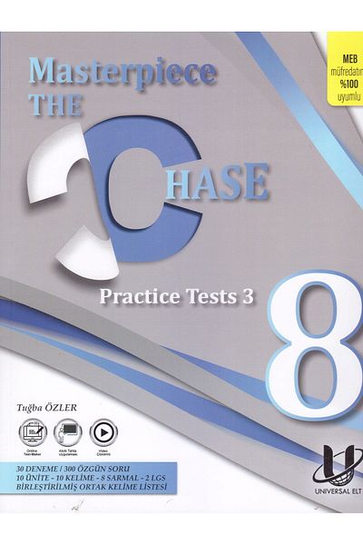 Universal The Chase 8 Masterpiece Practice Tests 3 (30 Essays)