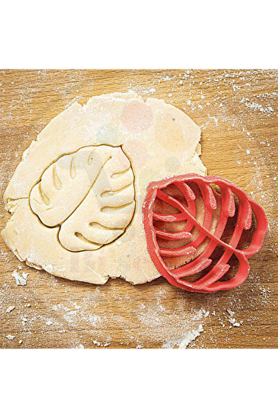 Bi'şeyler Sepeti قالب كوكي على شكل ورقة شجر