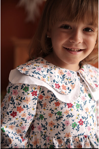 pommelly baby Melly Melly Jasmine Poplin Elbise ( 1 Beden Büyük Alınması Tavsiye Edilir)