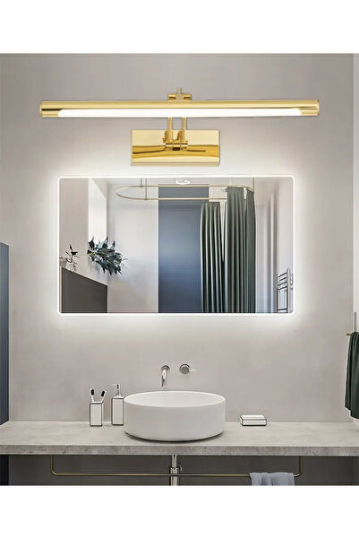 burenze Modern Duvar Led Aplik Banyo Tablo Aydınlatma Kuğu Pelikan Aplik Gold Sarı Gün Işığı Samsung Ledli