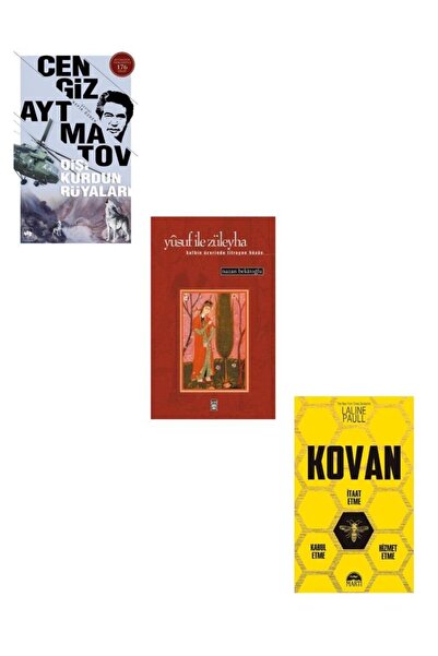 Timaş Yayınları Yusuf ile Züleyha + Dişi Kurdun Rüyaları + Kovan (3 Kitap)