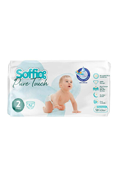 Soffio Pure Touch Bebek Bezi Islaklık Göstergeli No:2 42 adet