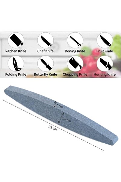 Neler Geldi Neler 1 Adet Bileme Taşı 150 Grit Oval Bileme Taşı Bıçak Bileme B...