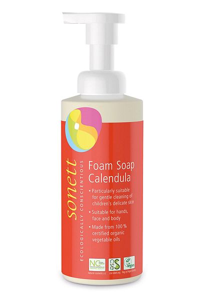 Sonett Organic Foam Soap for Children - Hexagon Flower Extract - 200 ml