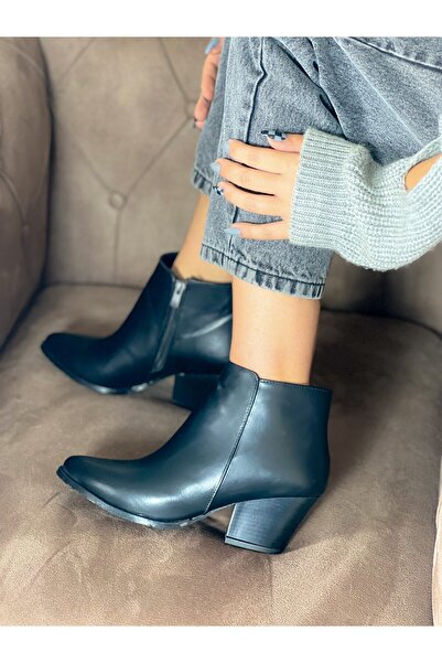 irmona DALİDA SİYAH DERİ DALLAS WESTERN MİNİ BOT