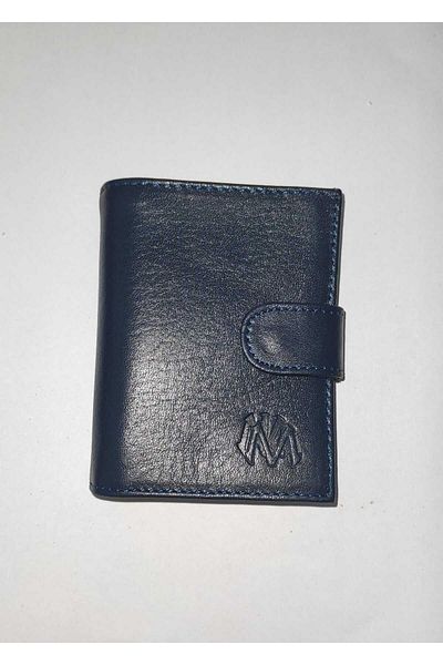 firdevsi hobi Mkm Genuine Leather Wallet with Transparent Card Holder Vertical Model