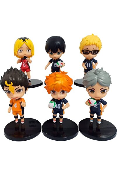animagaza haikyuu figür seti 6'lı