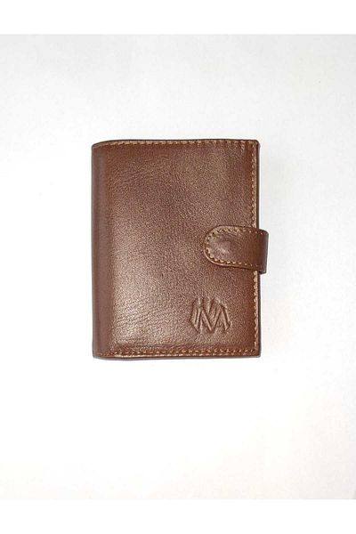 firdevsi hobi Mkm Genuine Leather Wallet with Transparent Card Holder Vertical Model