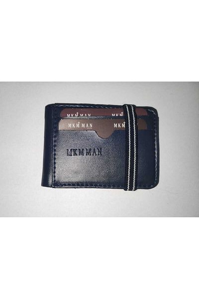 firdevsi hobi artificial leather horizontal rubber housing card holder wallet