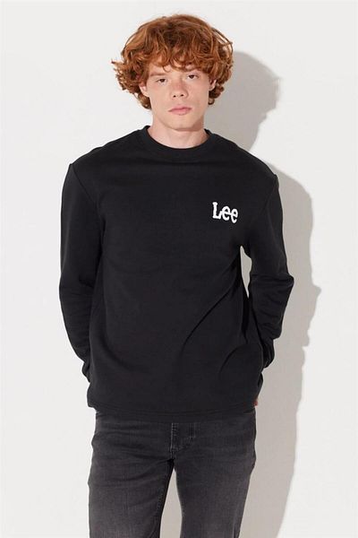 Lee L232518 001 Black Men's Crew Neck Sweatshirt
