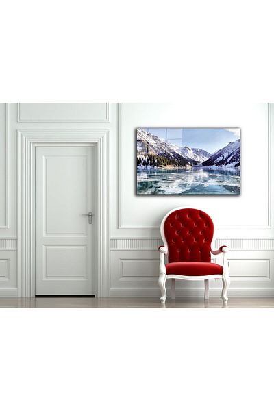 BYCAGRİ Nature Landscape Glass Painting 4mm Ανθεκτικό σκληρυμένο γυαλί