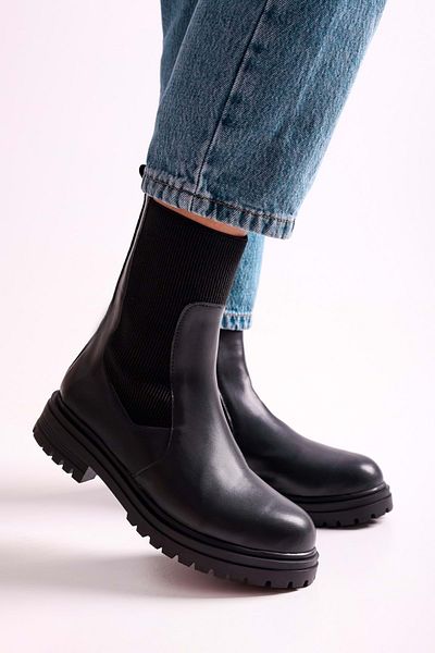 Shoeberry Damskie buty Neira Black Skin Black Skin