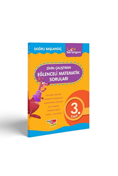 Dikkat Atölyesi Yayınları 3. Sınıf Zihin Çalıştıran Eğlenceli Kanguru Matemat...